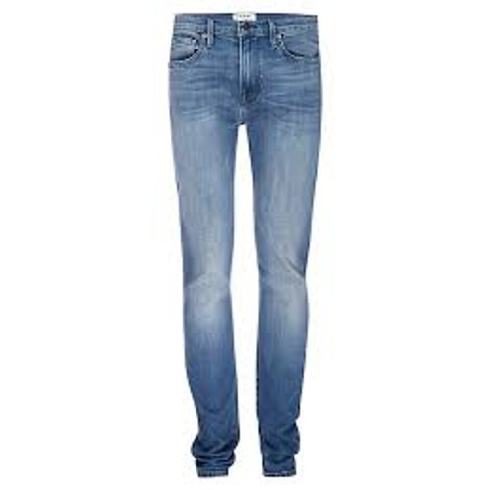 FRAME Mens‎ 32 L'Homme Slim in Bradbury Lightwash Denim Jean Pant